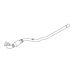 Opel Astra G 1.8 16v front pipe from year 2000