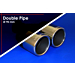 Musketier Peugeot 2008 sport exhaust left/right, 2xØ90 mm duplex