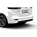 Opel Zafira Tourer OPC-line rear bumper spoiler with double round exhaust pipes