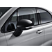 Fiat 500X mirror caps black