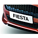 Ford Fiesta (11/2012 - 06/2017) front bumper splitter black