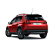 Peugeot 2008 (2013 - 2016) rear bumper plate underside stainless steel (with recess)