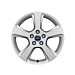 Ford alloy wheel 17" 5-spoke design, sparkle silver