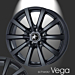 Musketier Peugeot RCZ lichtmetalen velg Vega 8x18 mat zwart