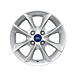 Ford Ka 09/2008 - 2016 alloy wheel 14" 8-spoke design, silver