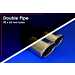 Musketier Peugeot 308 (2013 - ..) sport exhaust 2x90x65 mm Turbo duplex