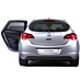 Opel Astra J saloon sun blinds for the rear window