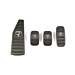 Abarth 500/500c pedals Scorpione (manual gear box)