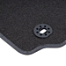 Ford Mondeo (09/2010 - 07/2012) velour floor mats front, blue RHD