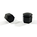 Opel caps for the wheel nuts black 22 mm high