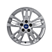 Ford alloy wheel 16" 5 x 3-spoke design, silver Ford alloy wheel 16" 5 x 3-spoke design, silver