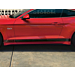 Ford Mustang (03/2018 - 03/2023) Ford Performance Tri-Bar side stripes with Mustang lettering, glossy black