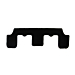 Citroën C4 Grand Picasso / SpaceTourer (2013 - 2023) floor mats 3th row needle felt