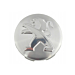 Peugeot hub cap aluminium-look