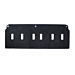 Ford Tourneo Custom (02/2014 - 09/2023) rear floor mats, black