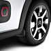 Citroen C3 (2016 - 2024) mud flaps front (compatible with vehicles without wing trims)
