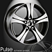Musketier Peugeot Expert (2007 - 2016) lichtmetalen velg Pulse 7,5Jx17 zwart gepolijst