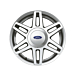 Ford Fusion 2002 - 2012 alloy wheel 15" 6 x 2-spoke star design, silver