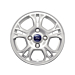 Ford alloy wheel 14" 5 x 2-spoke design, sparkle silver
