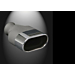 Musketier Citroën C-Crosser/Peugeot 4007 duplex stainless steel exhaust 1x135x75 mm