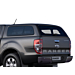 Ford Ranger (02/2019 - ..) double cab hard top with side windows, Sea Grey