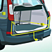 Ford Fiesta (11/2012 - 06/2017) towbar electrical connection set 13-pin