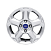 Ford alloy wheel 15" 5-spoke design, silver