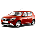 Dacia Sandero 2008 - 2012 & Stepway 1 SUV kit light (silver)