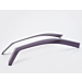 Ford Ranger 11/2011 - .. ClimAir wind deflector for front door windows, dark grey Ford Ranger 11/2011 - .. ClimAir wind deflector for front door windows, dark grey