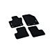Fiat 500X floor mats velors with 500-logo black / metallic (RHD)