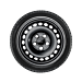 Ford EcoSport (10/2017 - ..) steel rim 16" with winter tire