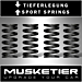 Musketier Peugeot 407 lowering springs ca. 30 mm SW: 2,0HDI / 2,2i 16V / 3,0i V6