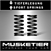 Musketier Peugeot 406 coupé lowering springs ca. 30 mm 2,0i & 2,2i 16V