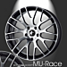 Musketier Citroën C4 Aircross lichtmetalen velg MU-Race 8,5x20 zwart gepolijst