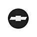Chevrolet hub cap black 67mm