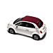 Fiat 500/500c sticker butterfly light grey