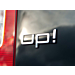 Volkswagen Up! text tailgate