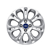 Ford alloy wheel 15" 7x2-spoke design silver
