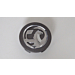 Vauxhall hub caps charcoal with Vauxhall logo 53,5 mm