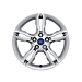 Ford C-MAX (11/2010 - 09/2018) / Focus (01/2011 - 03/2018) alloy wheel 17" 5x2-spoke design, silver