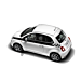 Fiat 500/500c stripes black sports side 