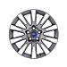 Ford lichtmetalen velg 17" 10-spaaks design, gepolijst antraciet Ford lichtmetalen velg 17" 10-spaaks design, gepolijst antraciet