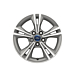 Ford alloy wheel 16" 5 x 2-spoke design, arctic grey machined