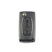 Citroën folding key housing with 2 buttons WITHOUT battery on board
