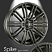 Musketier Peugeot 407 alloy wheel Spike 8x18 gun metal