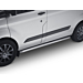 Ford Tourneo Custom / Transit Custom (08/2012 - 09/2023) side bar polished stainless steel tube design with curved ends