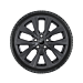 Ford Puma (10/2019 - ..) alloy wheel with winter tire 17", 10-spoke design, Pearl Grey