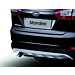 Ford Mondeo (09/2010 - 08/2014) rear bumper diffuser silver