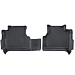 Ford Tourneo Connect (02/2014 - 03/2024) floor mats, all-weather rear, with raised edges, black