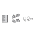 Opel Astra K Sports Tourer separation rack mounting kit titanium-look